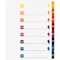 Business Source Color Coded Table of Contents/Tabs Index Dividers 8, PK24 21909 - alternate 1